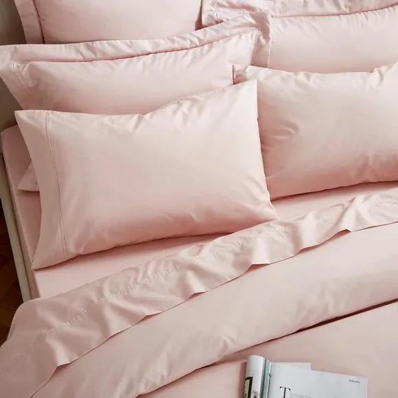 Dorma Crisp & Fresh 400 Thread Count Egyptian Cotton Percale Flat Sheet 3