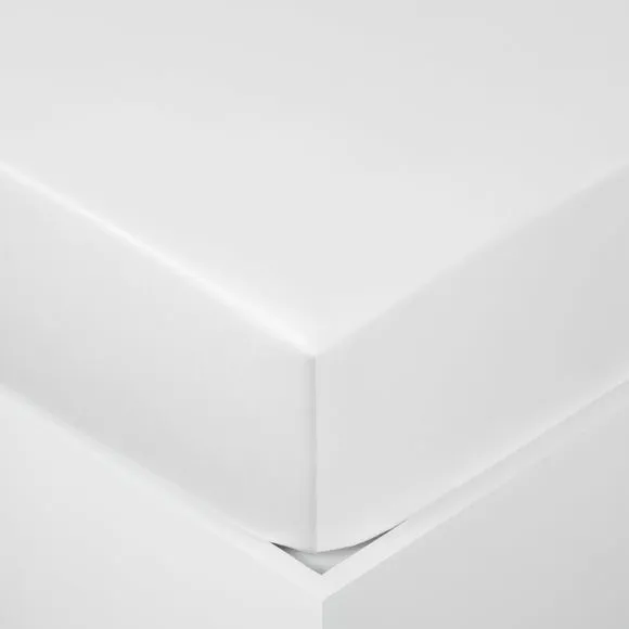 Hotel Cotton Sateen 400 Thread Count Grip Fitted Sheet 2