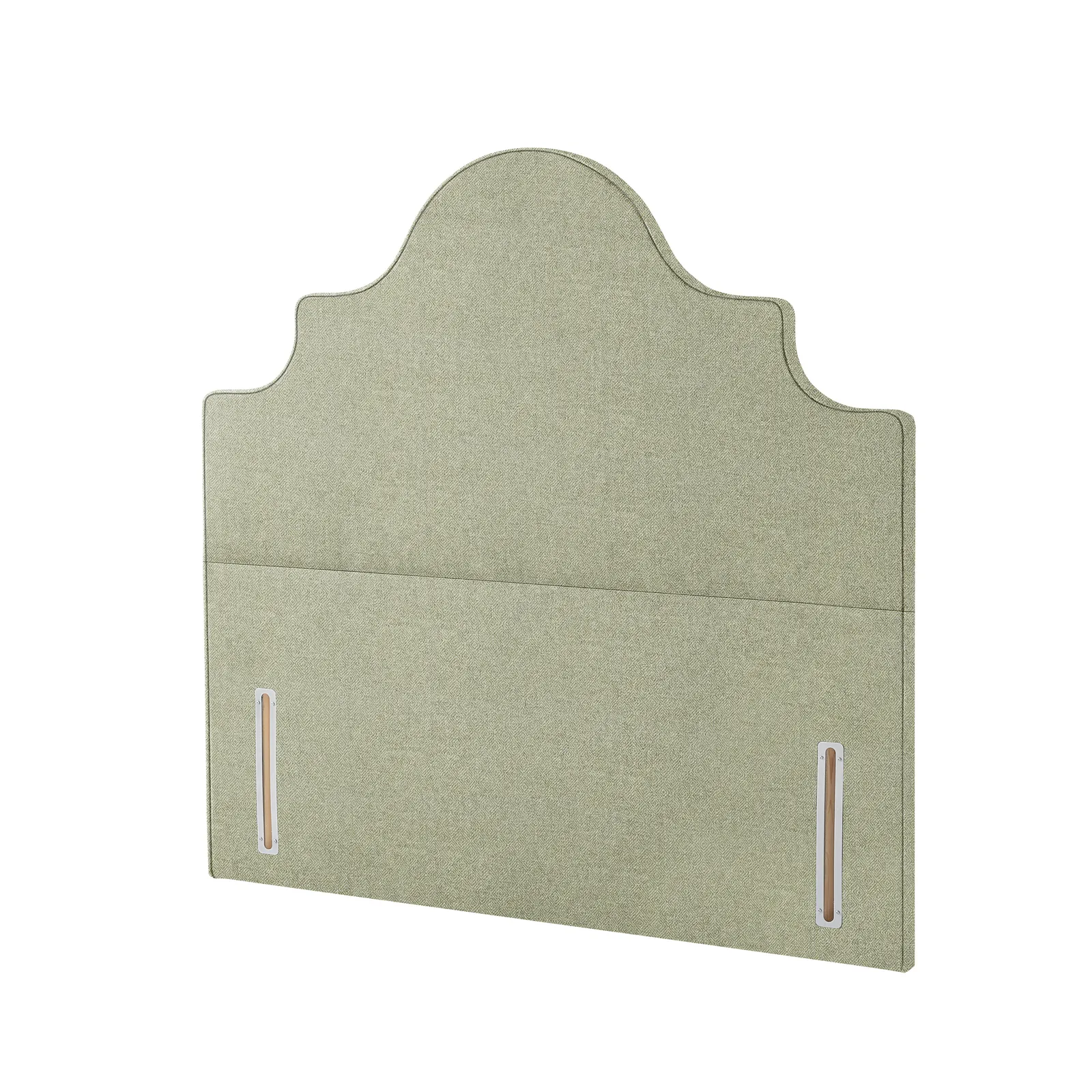 Premium Mantel Headboard, Double - Diamond Onyx