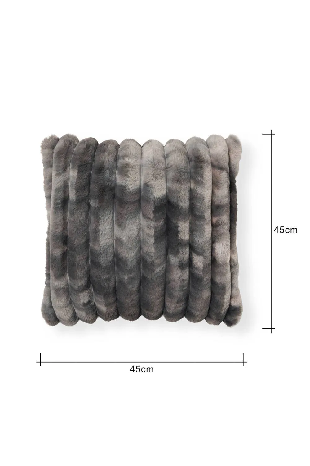 BHS Marled Rib Cushion in Grey 3