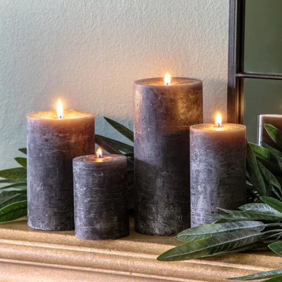 Rustic Pillar Candle 2