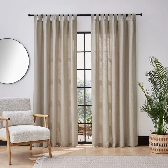 Bondi Unlined Tab Top Curtains 2