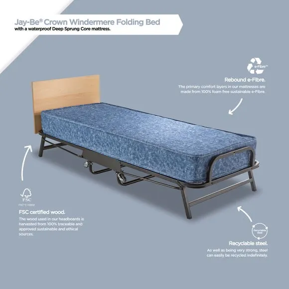 Crown Windermere Folding Guest Bed 4