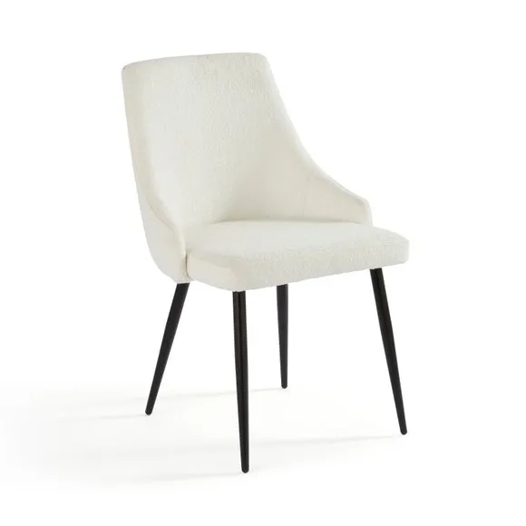 Ariana Set of 2 Dining Chairs, Boucle 5