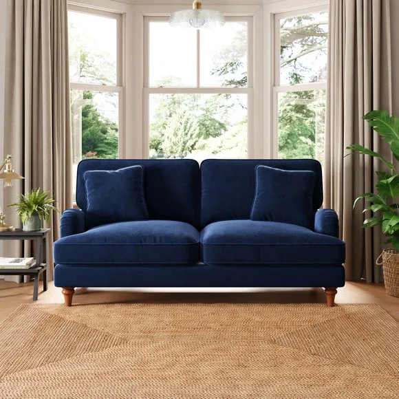 Beatrice II Matte Velvet 3 Seater Sofa Bed 2
