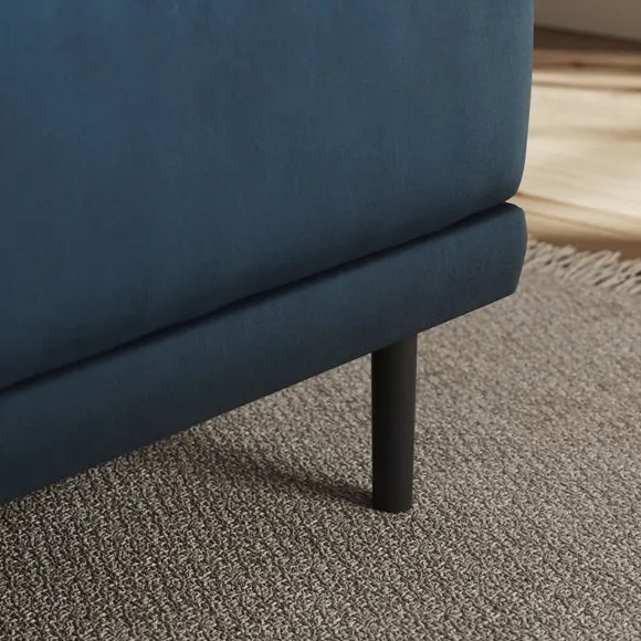 Mae Long Dining Bench, Matte Plush Velvet 4