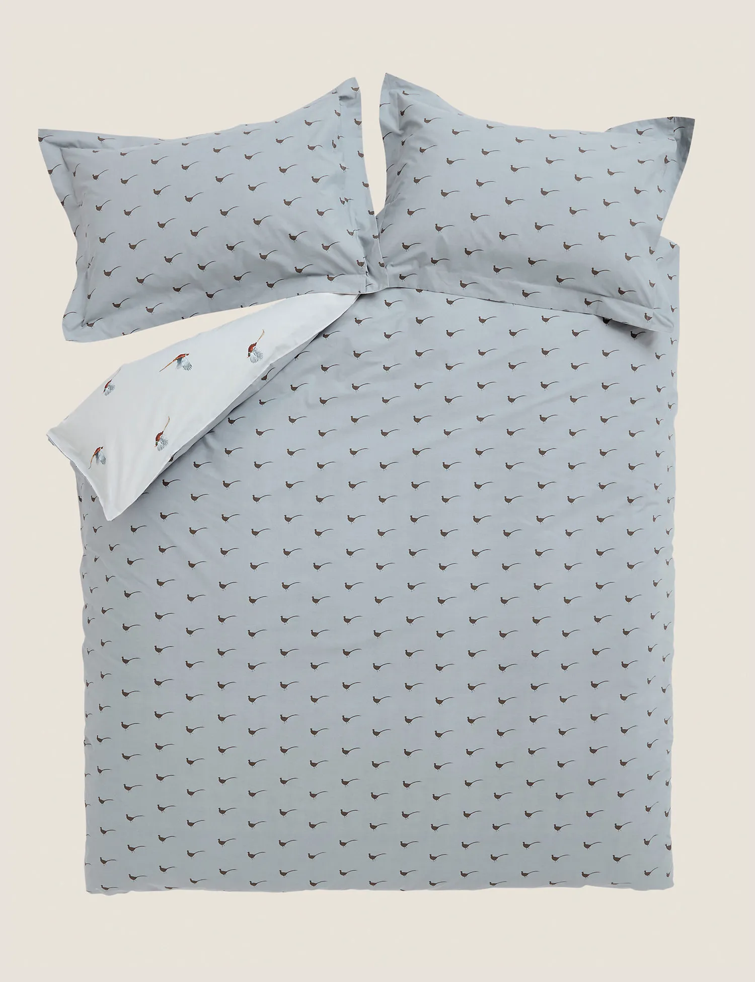 M&S Sophie Allport Pure Cotton Pheasant Bedding Set