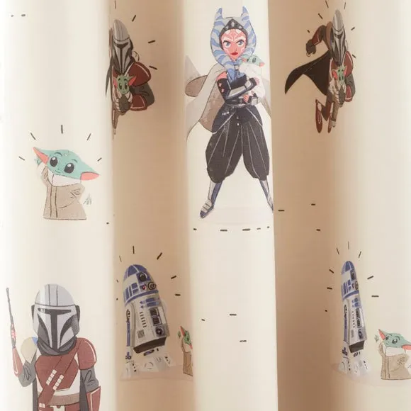Star Wars The Mandalorian Blackout Eyelet Curtains 3