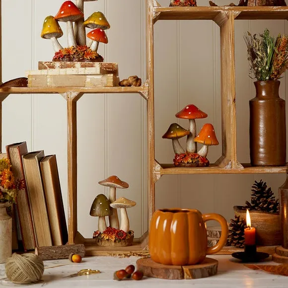 Country Living Mushroom Group Ornament 6