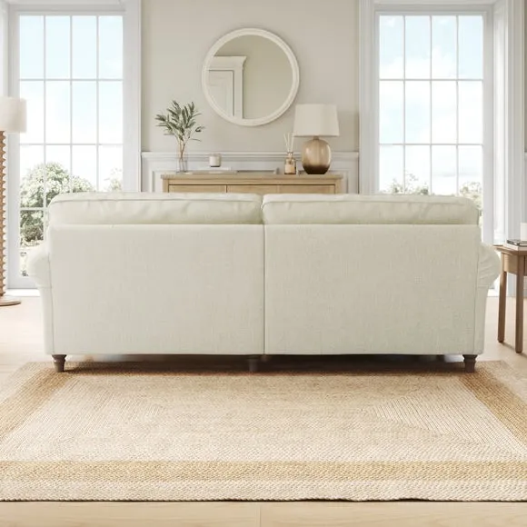 Flori Chunky Chenille Corner Chaise Sofa 3