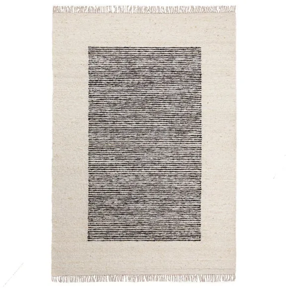 Bodie Border Boucle Wool Rug 5