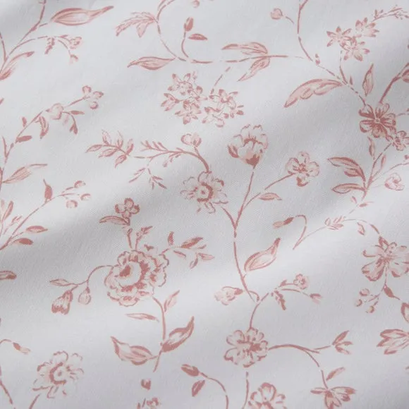 Floral Toile Polycotton Duvet Cover & Pillowcase Set 3
