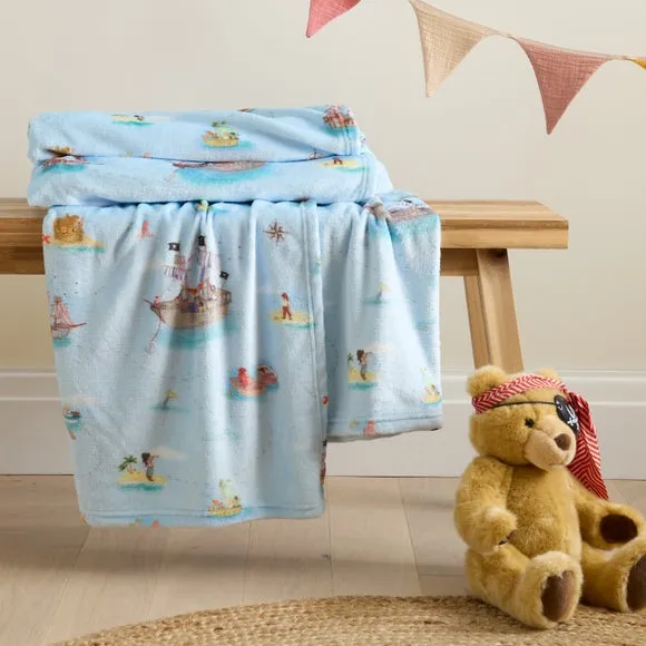Belle & Boo Pirate Throw Blanket 150cm x 200cm