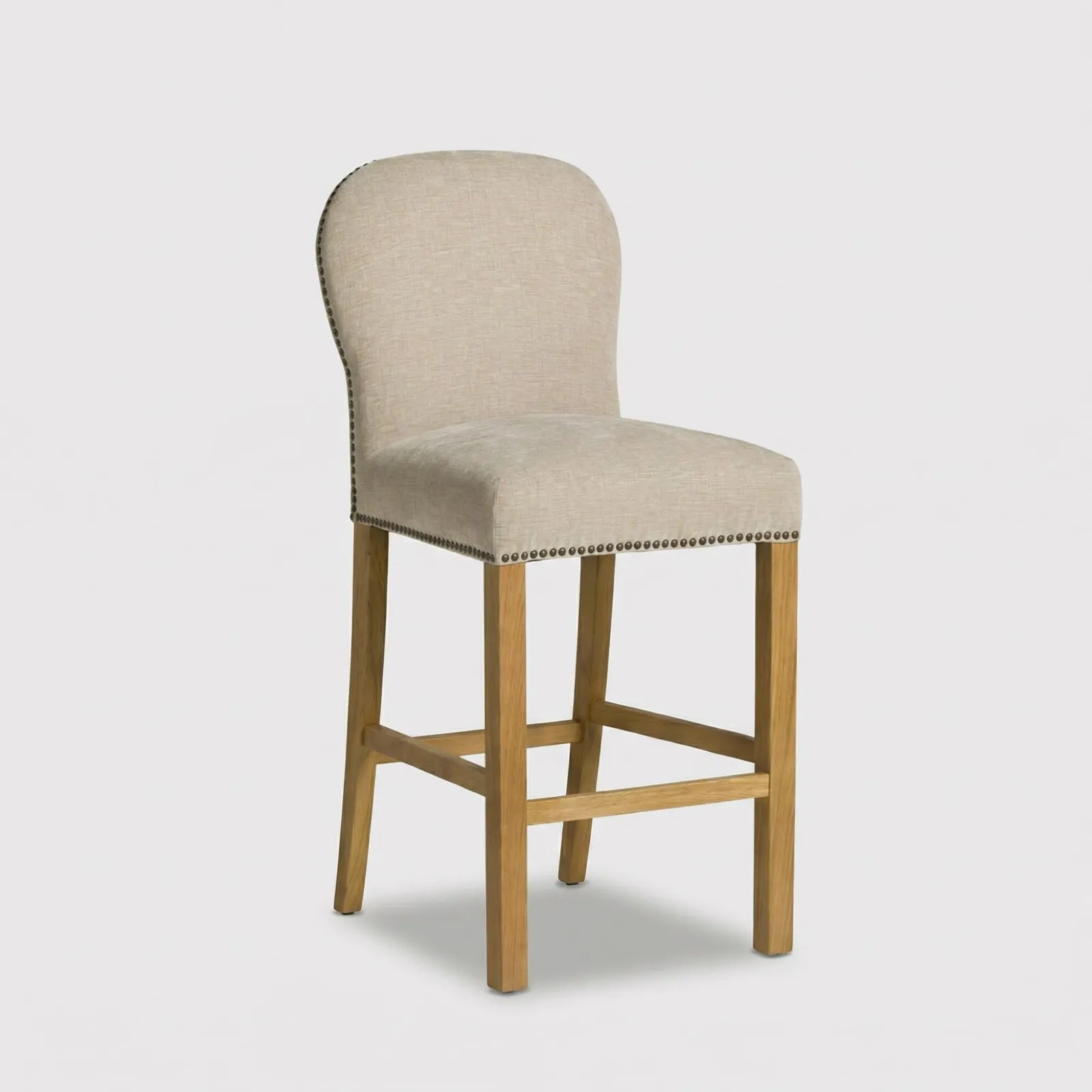 Gable Counter Stool, Neutral Fabric | Barker & Stonehouse 1