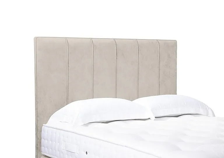Artisan Collection Rhodes High Floor Standing Headboard - Single - Sandstone Pearl