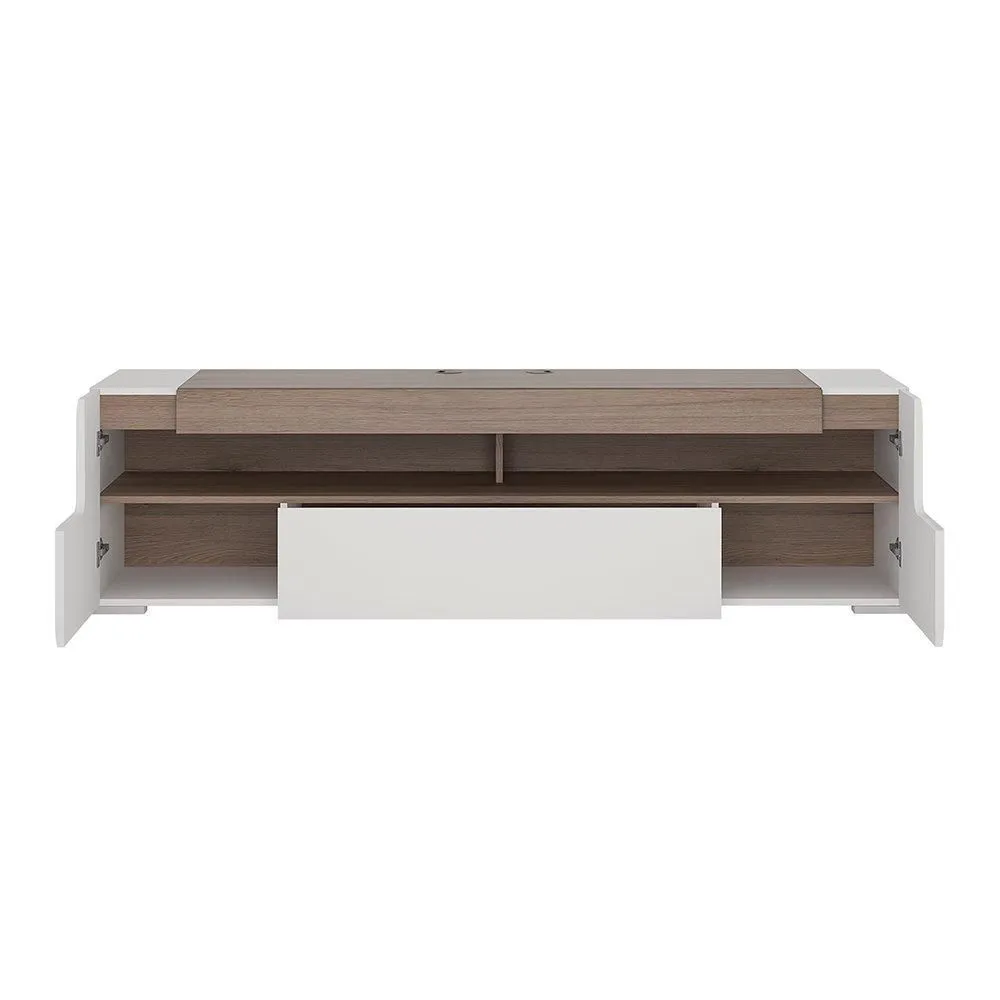 Furniture To Go Toronto 190cm wide TV Cabinet in White 3