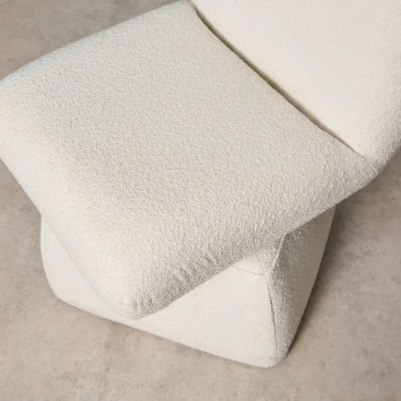 Yinka Ilori Swivel Dining Chair, Ivory Boucle 4
