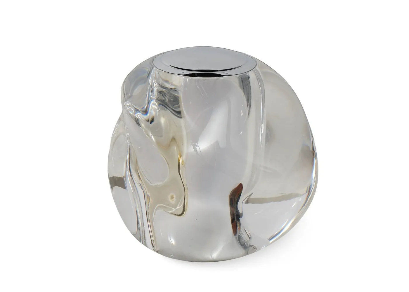 Heal's Carina LED Portable Table Lamp Chrome/Clear