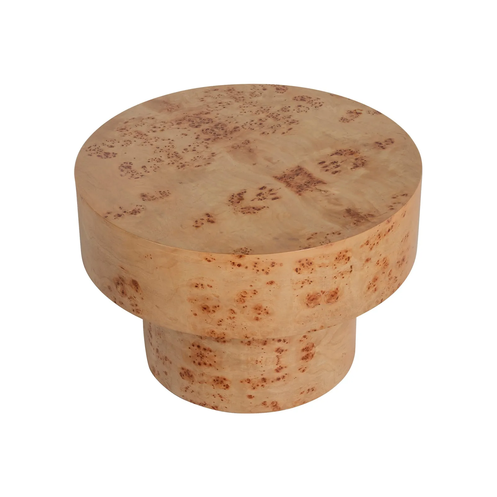 Castile Lamp Table, Round, Neutral Wood | Barker & Stonehouse 3