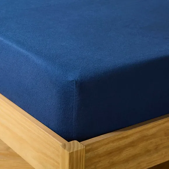 Simply Brushed Cotton 28cm Fitted Sheet 3