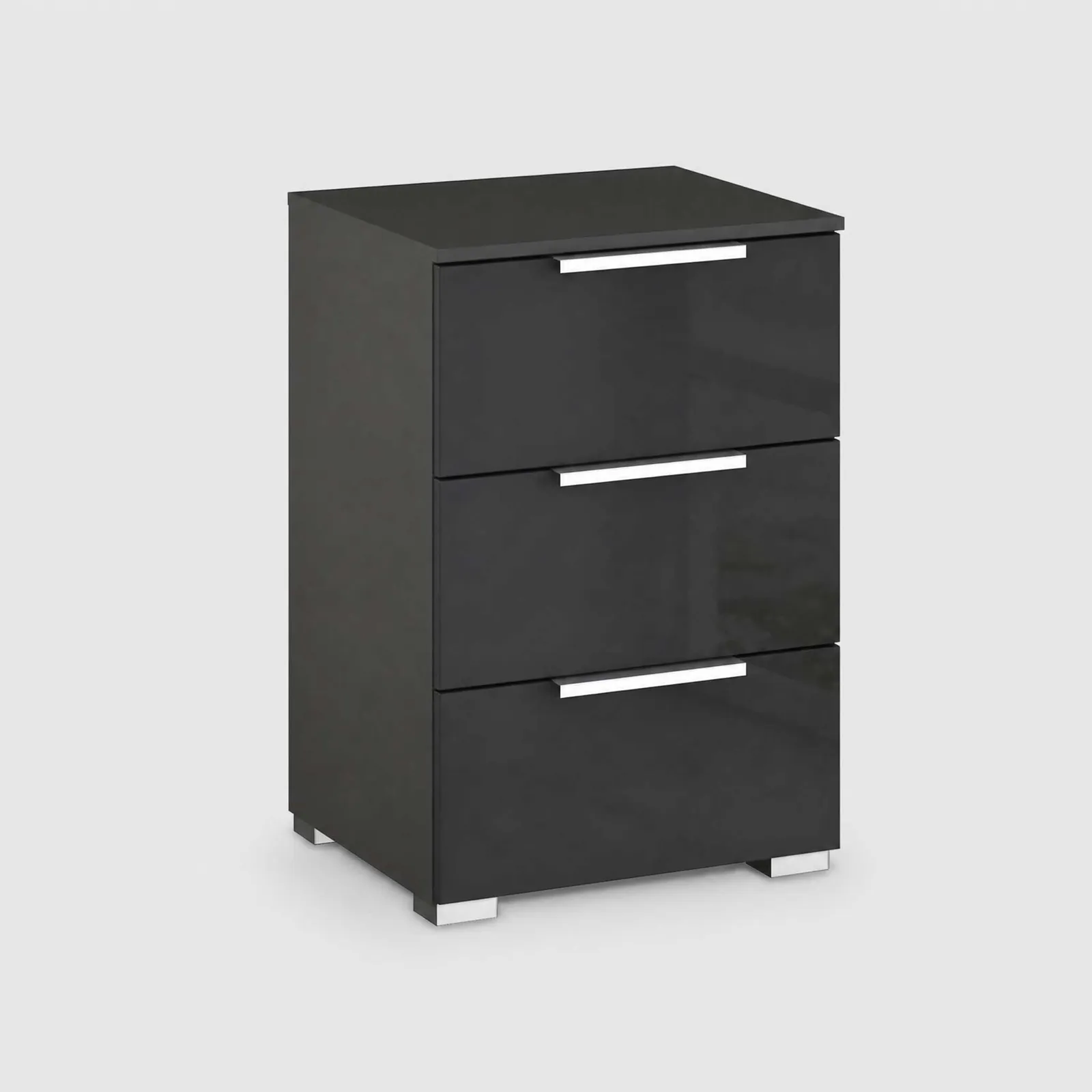 Atlanta 3 Drawer Bedside Table | Barker & Stonehouse