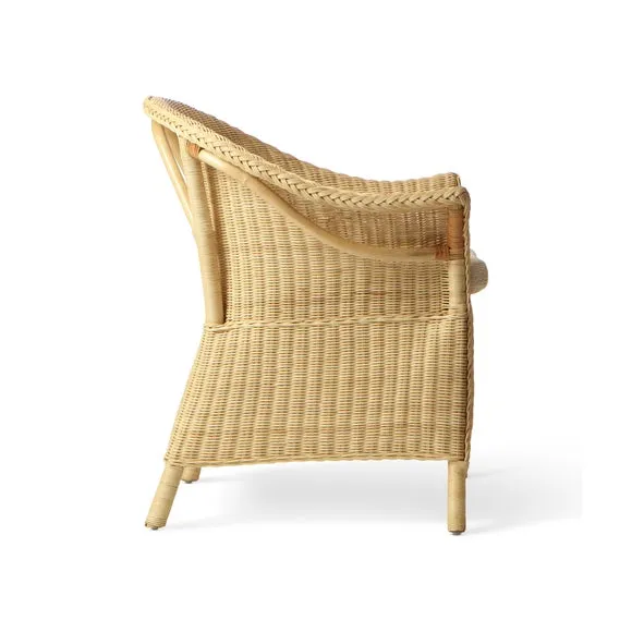 Desser Kingsize Wicker Loom Chair with Cushion 4