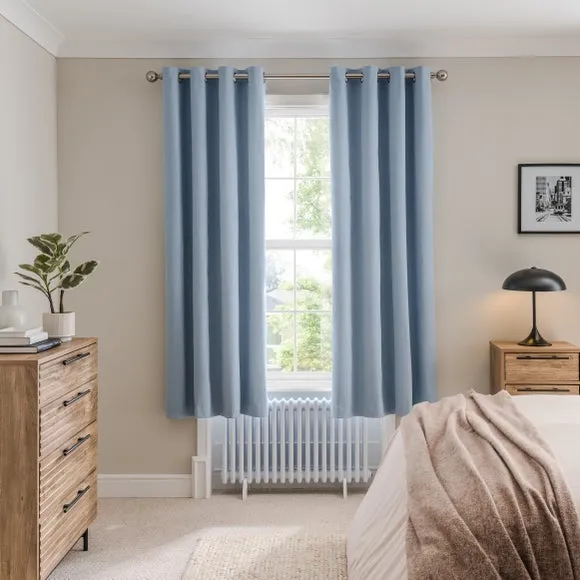 Luna Brushed Eyelet Curtains (Blackout Available) 4