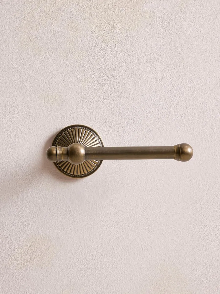 Charlton Toilet Roll Holder, Brass