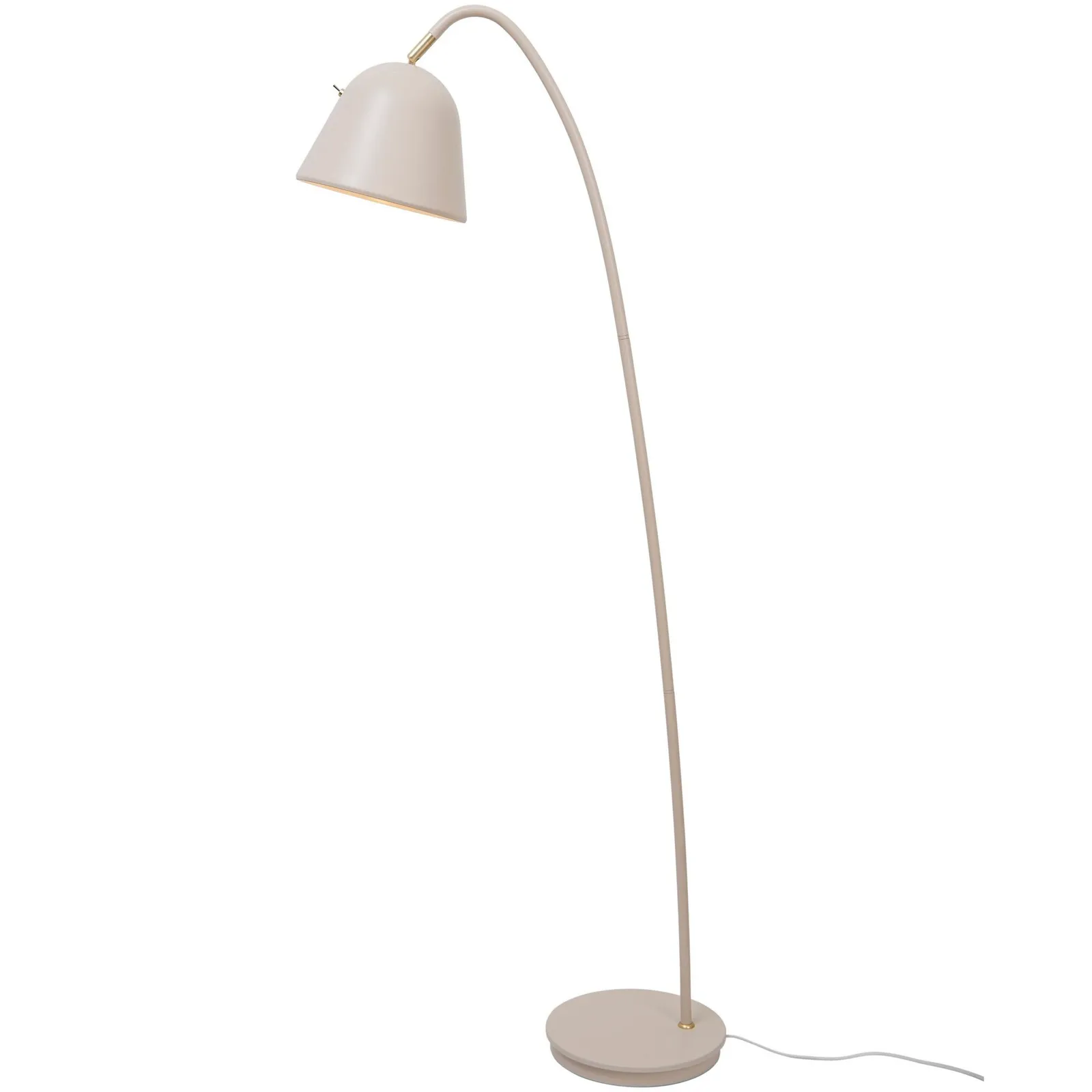 Nordlux Fleur Floor Lamp Beige Metal Livingroom E27 Switch 2
