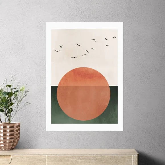 East End Prints Rising Print by Kubistika 1