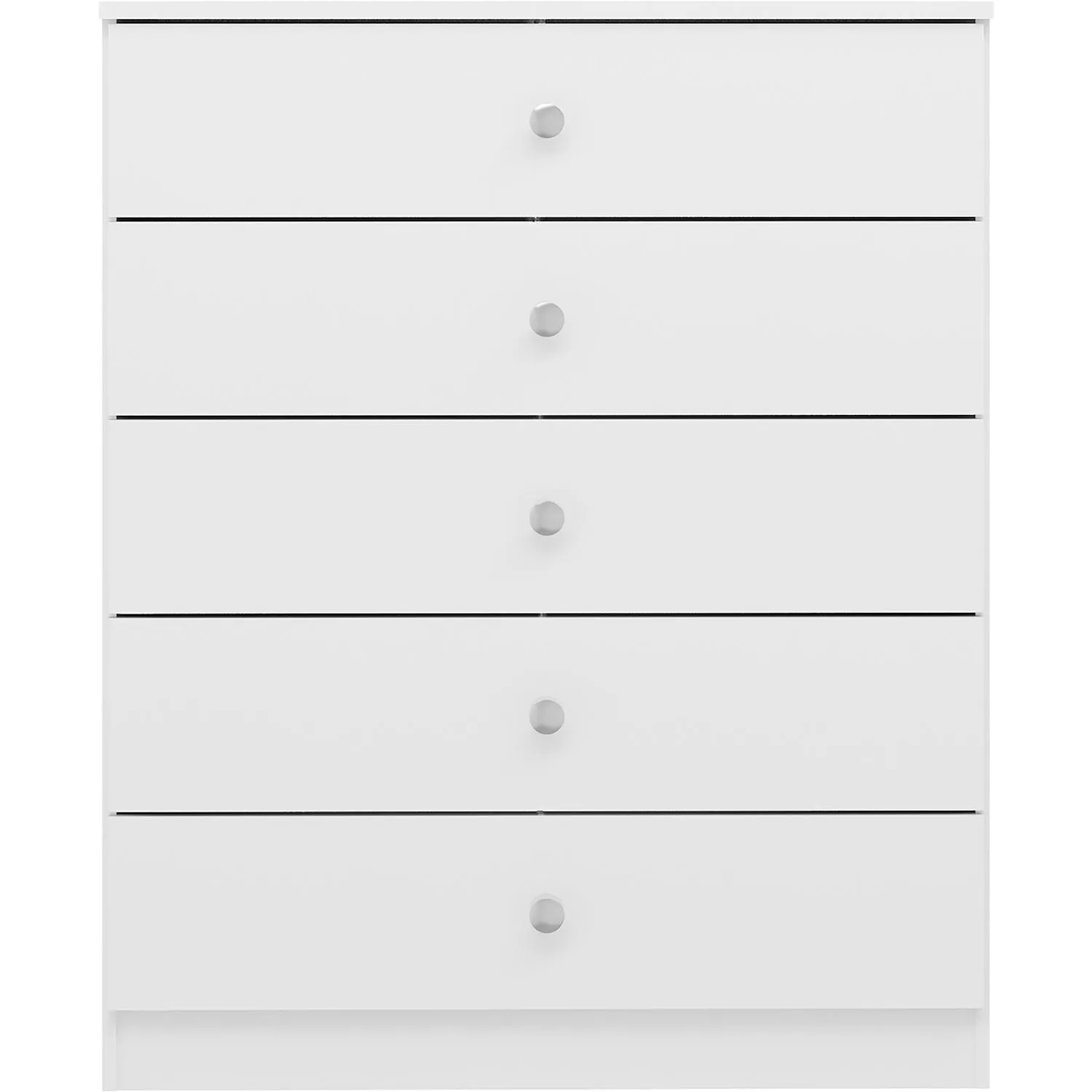 Seconique Denver 5 Drawer Chest in White 3