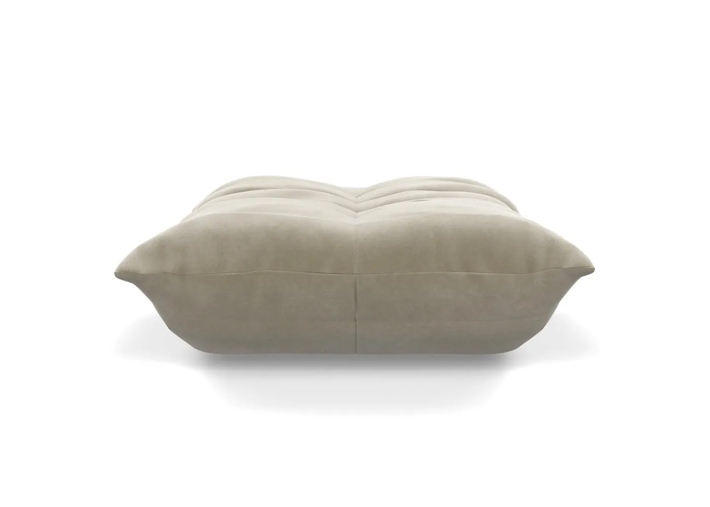 Ligne Roset Togo Footstool Alcantara Sea Sand 1