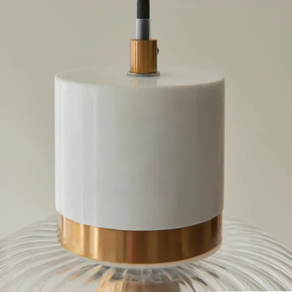 Vogue Tamara Ribbed Adjustable Pendant Light 3