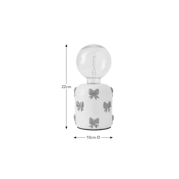 Bow Exposed LED Bulb Table Lamp 5