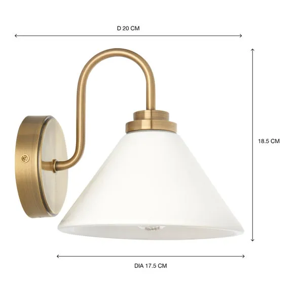Churchgate Keyham Bathroom Wall Light 5