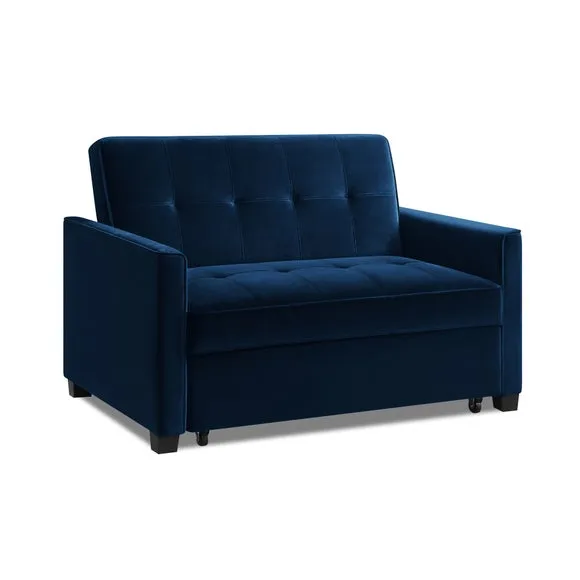 Summer Velvet 2 Seater Sofa Bed 4