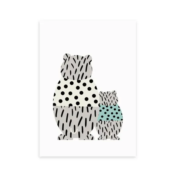 East End Prints Bear Print by Wonder and Rah 2
