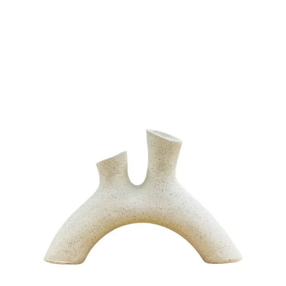 Gallery Direct Durham Vase Small 290x60x200mm, Cream 2