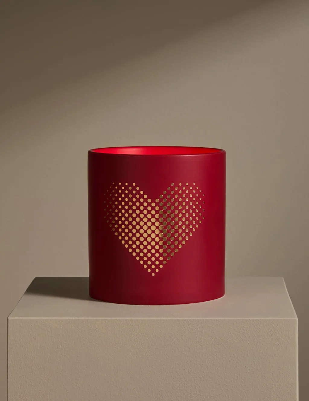 M&S X Kelly Hoppen Love Decorative 3 Wick Candle Red Mix