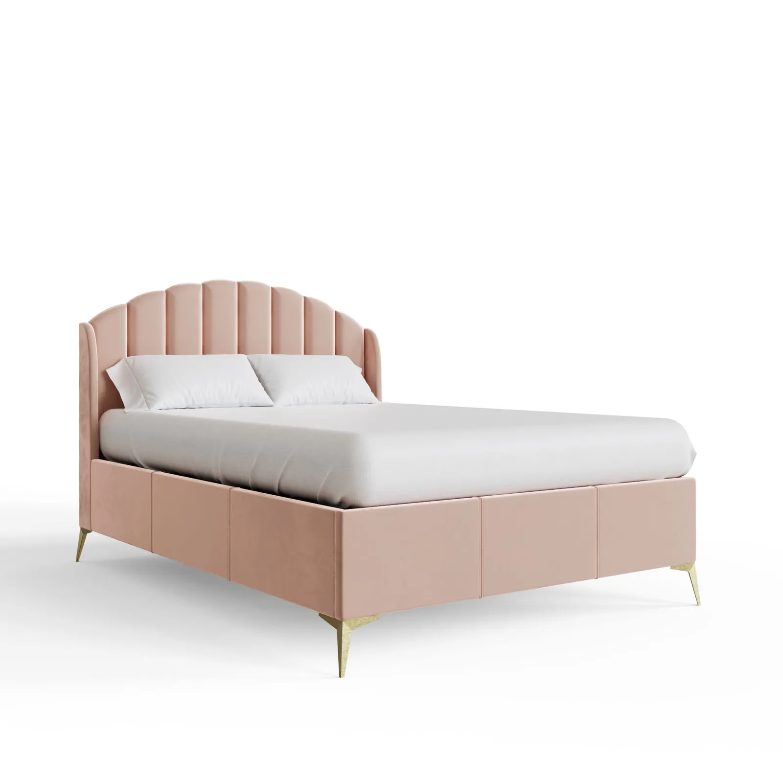 GFW Pettine End Lift Ottoman Storage Bed in Pink 6
