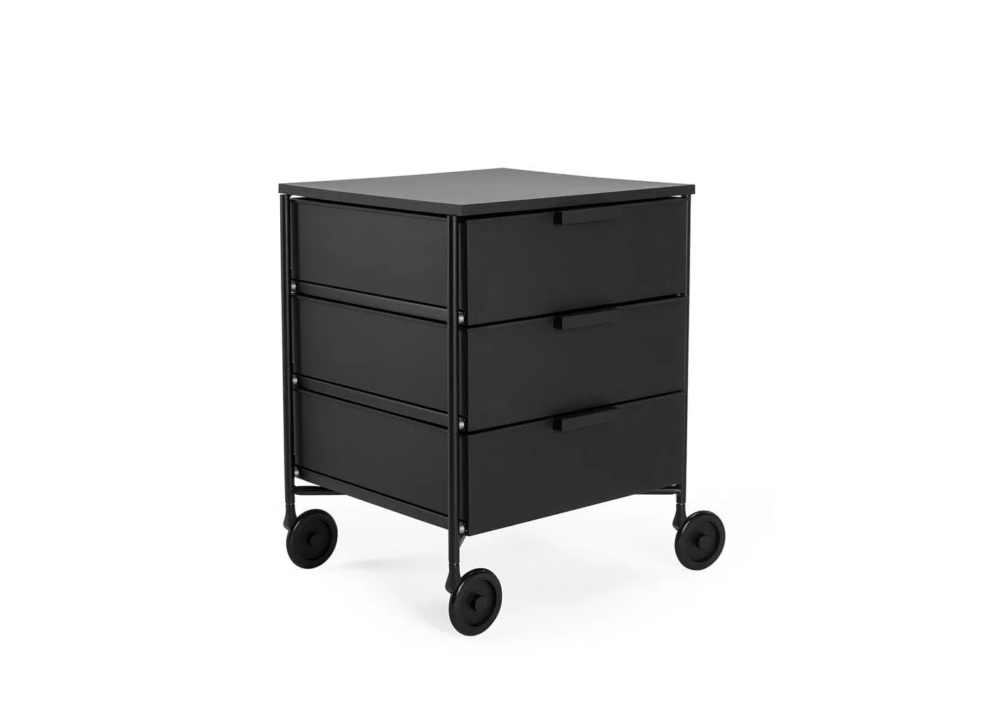 Kartell Mobil Matt 3 Drawers Storage System Black