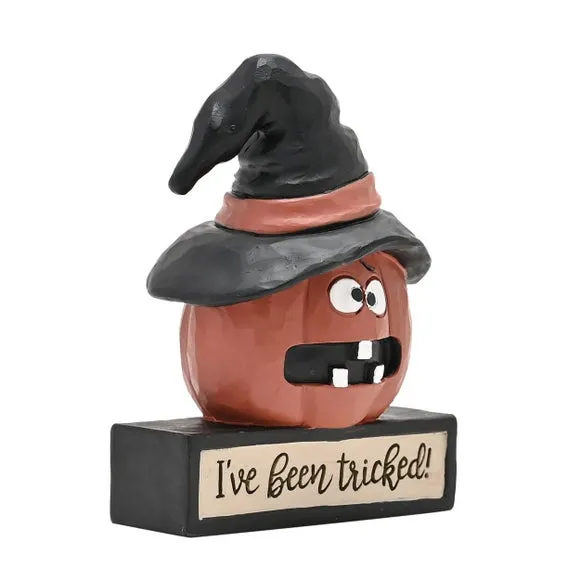I've Been Tricked Jack-O-Lantern Ornament 2