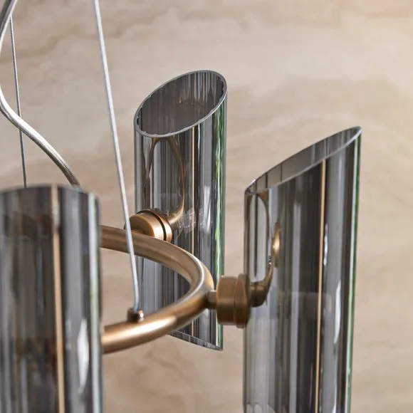 Marbella Art Deco 6 Light Adjustable Ceiling Light 3