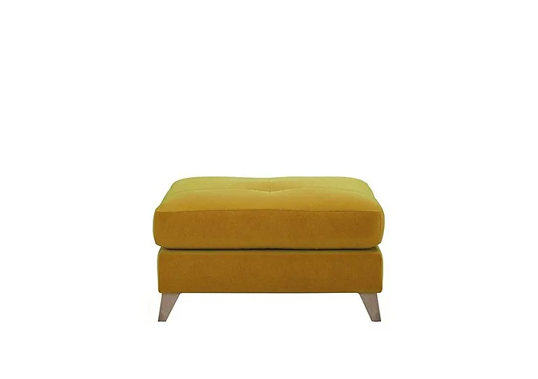 Hermione Fabric Footstool - Golden Spice