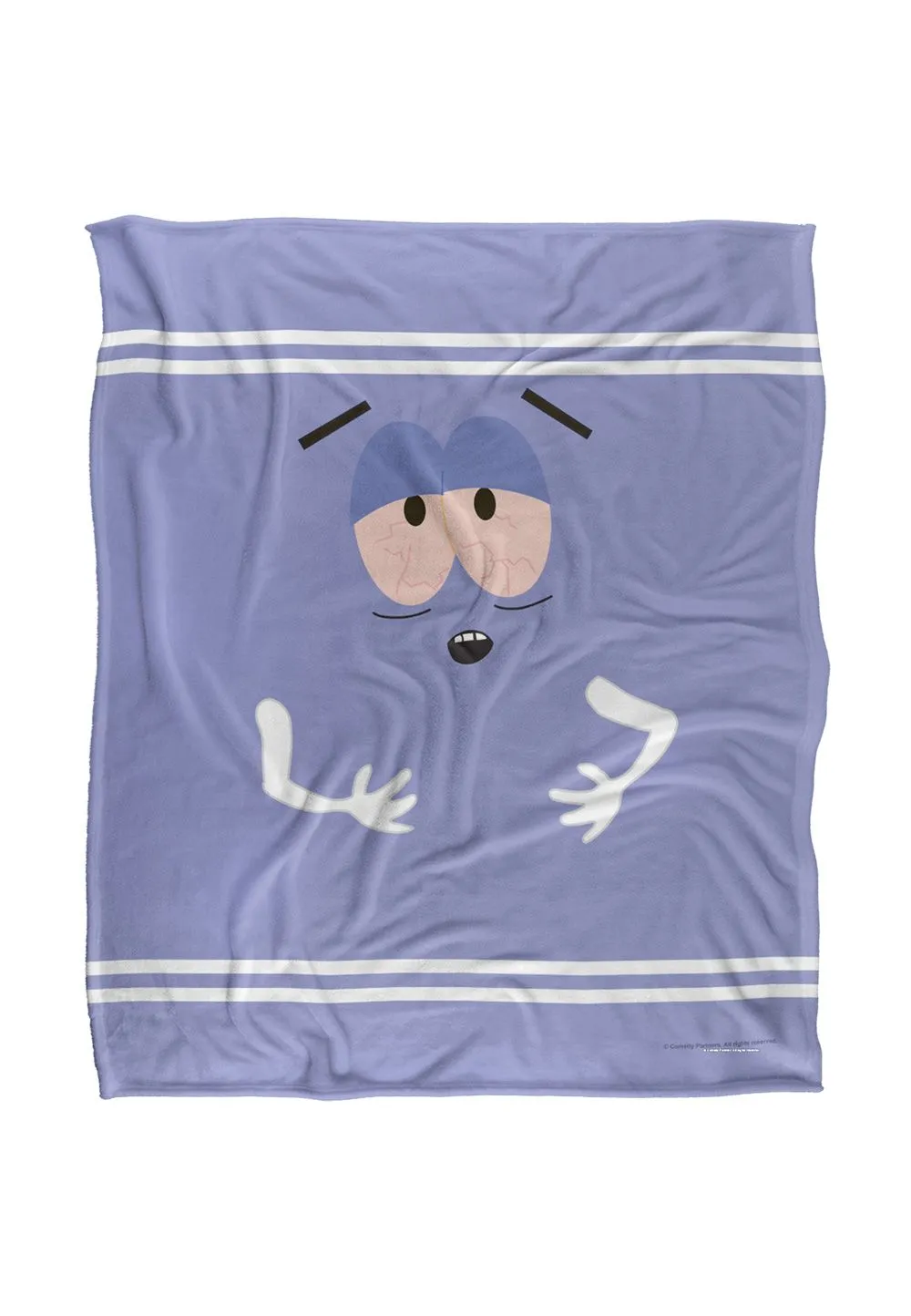 South Park Towelie Queasy Silky Touch Super Soft Throw Blanket 152 X 127 cm in White