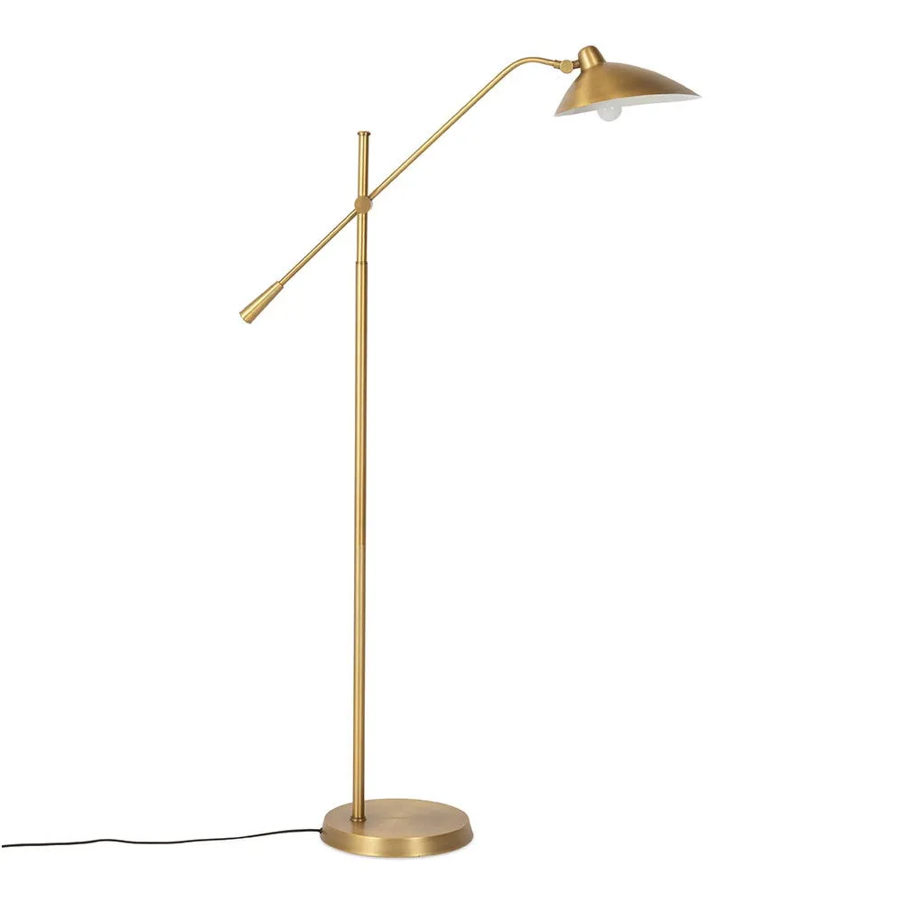 Heal's Milton Floor Lamp Brass 2