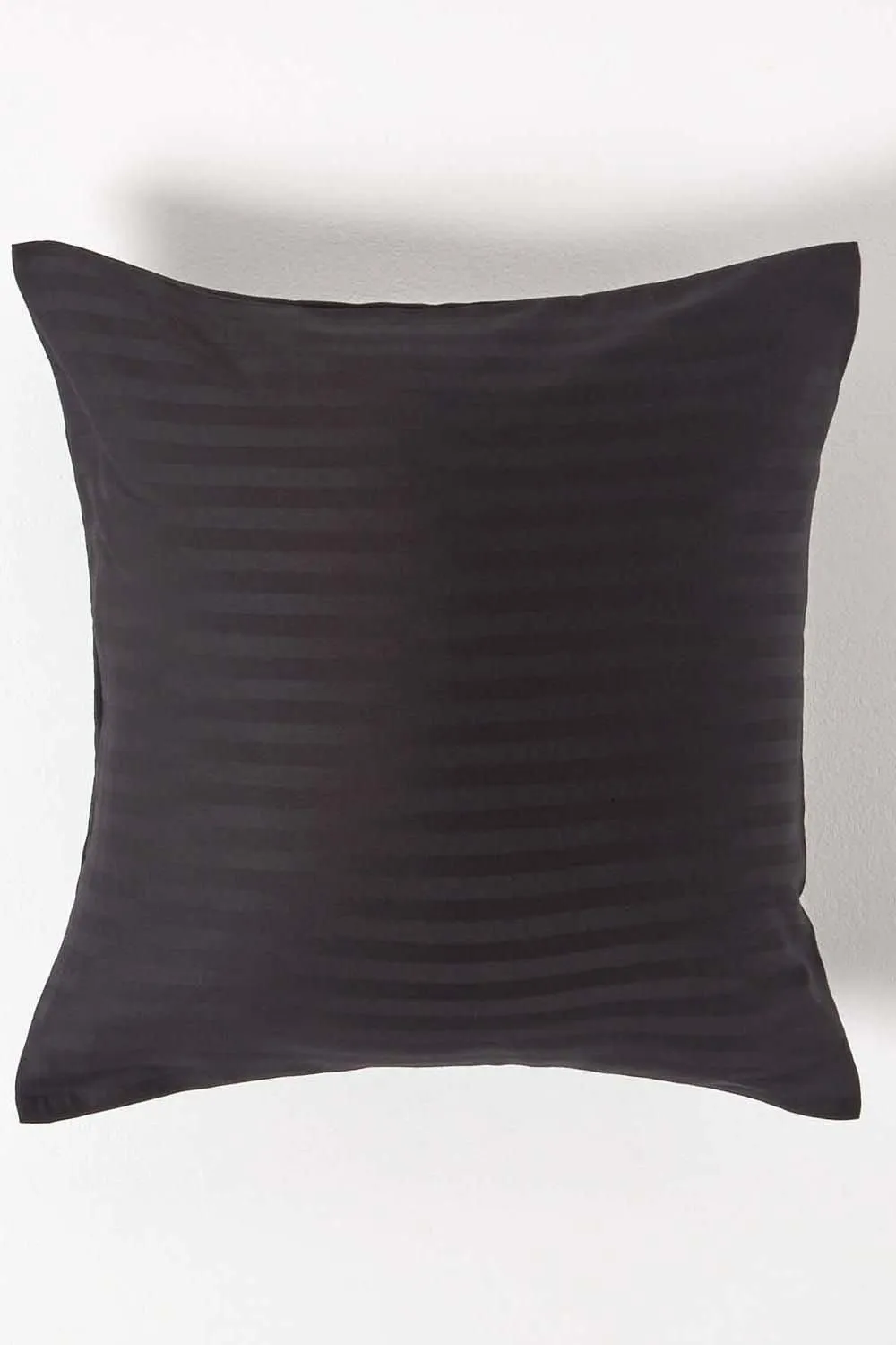 Homescapes Continental Egyptian Cotton Pillowcase 330 TC, 40 x 40 cm in Black