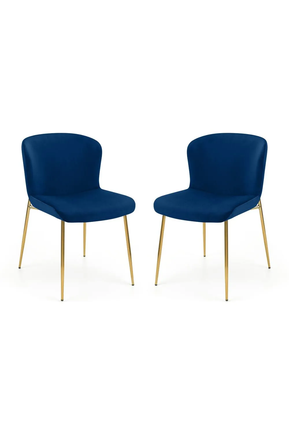 Julian Bowen Harper Upholstered Dining Chair (Set of 2) in Blue 4
