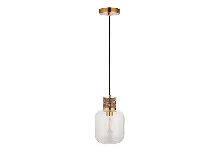 Travi 1 Light Ceiling Pendant - Dark Brown