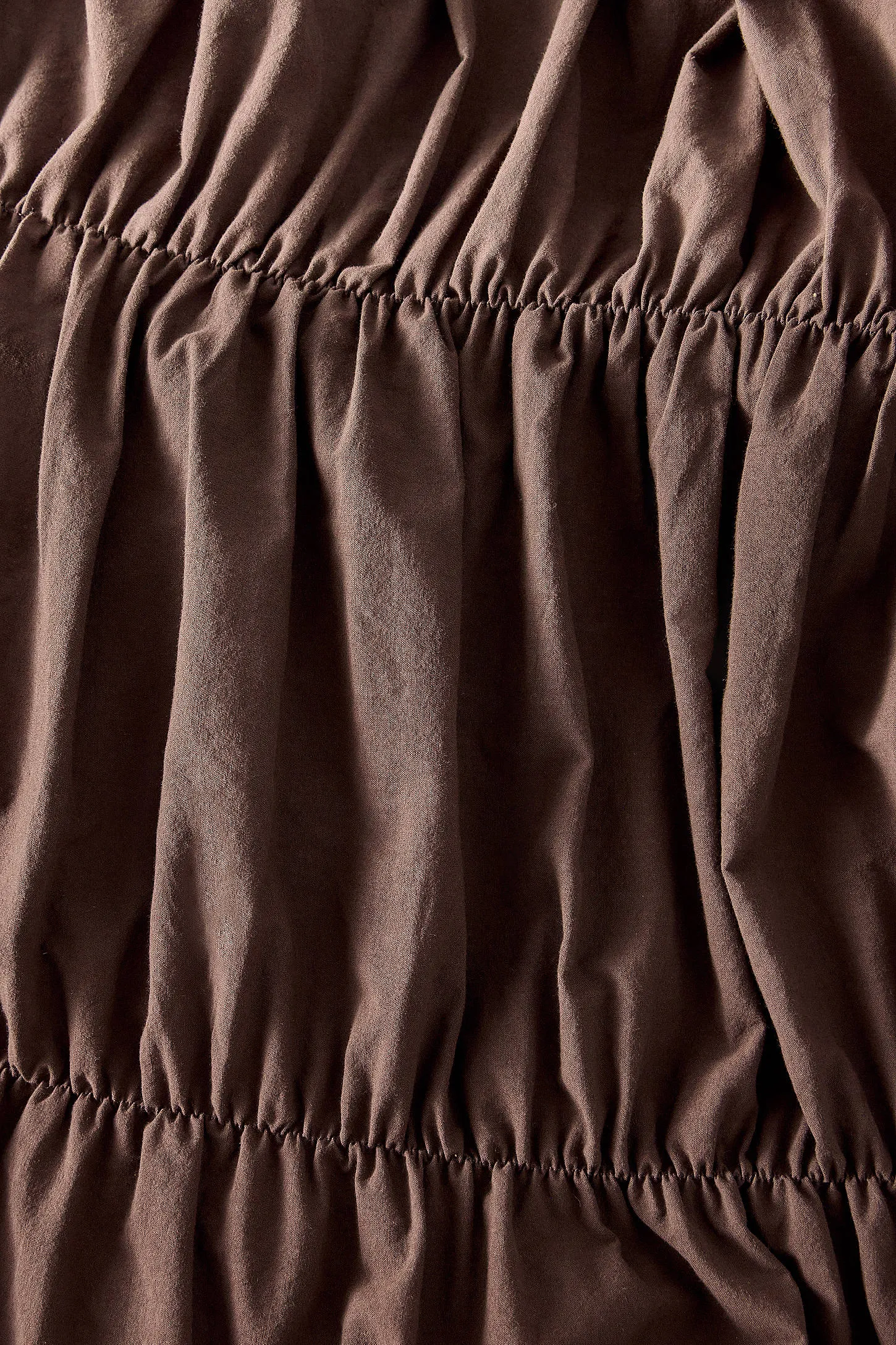 Cinched Duvet Set - Brown 4
